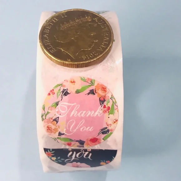 4 rolls of Thank you stickers-#FBL-20 - Picture 2 of 15